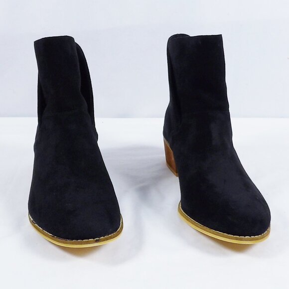 Corkys Hey Girl SPILL THE TEA Black Envelope Ankle Bootie Size 10 New in Box - Picture 5 of 11